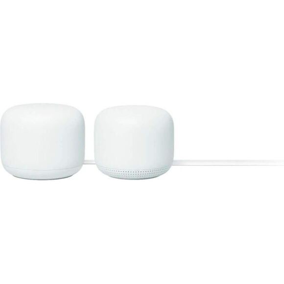 Google Nest Home Wi-Fi System Extender - Mesh Router - 2 Pack (1596) - Picture 1 of 5